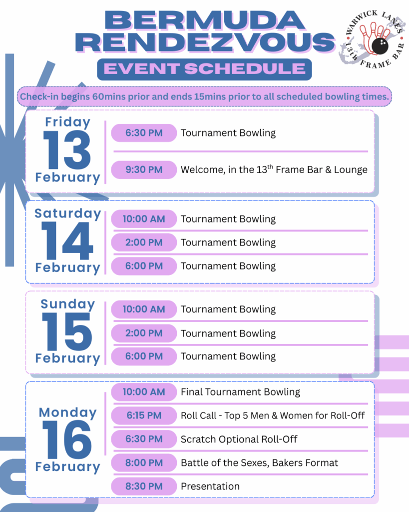 Rendezvous Event Schedule